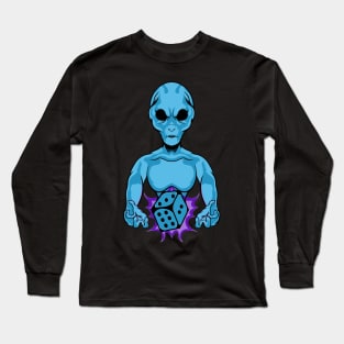 alien jackpot artwork Long Sleeve T-Shirt